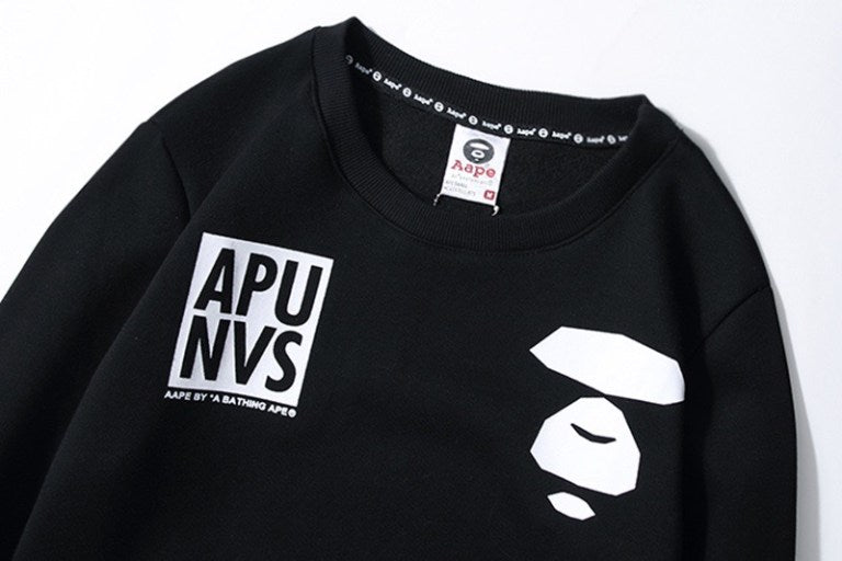 AAPE Long Sleeve Logo Arm Tee