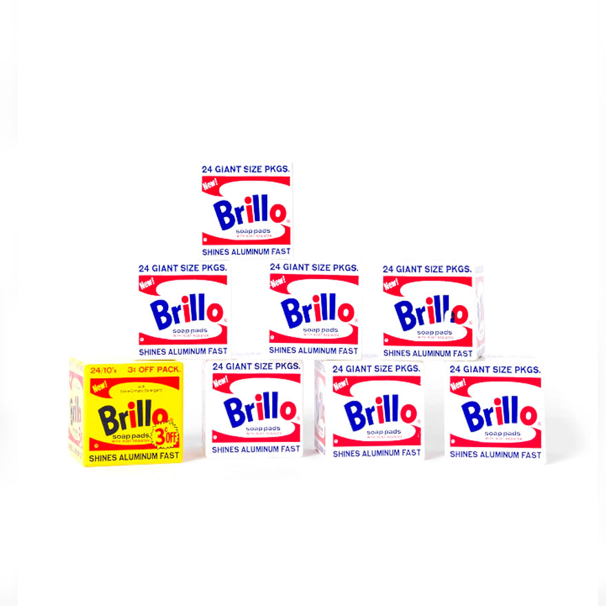Andy Warhol Brillo Wooden Blocks (Set of 8)