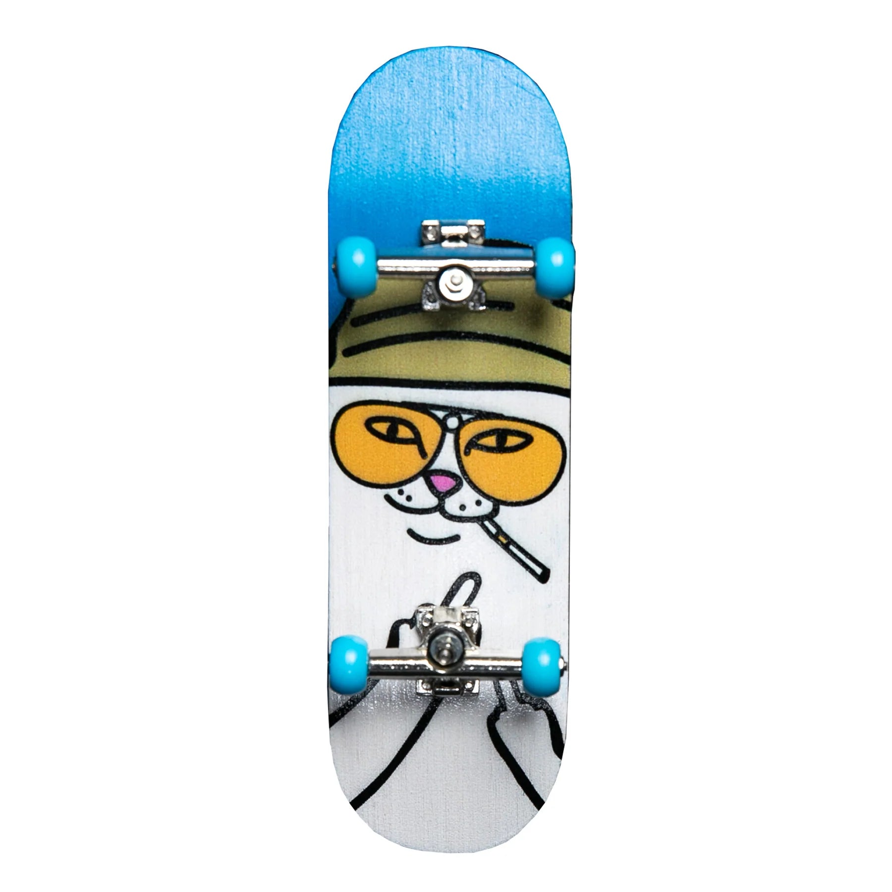 Nermal S Thompson Mini Skateboard (Blue)
