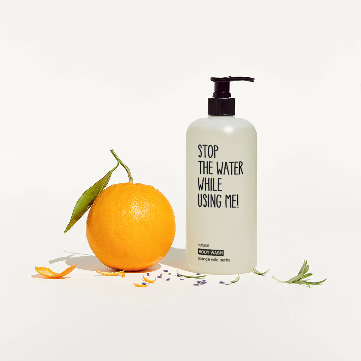 Stop The Water bagnoschiuma all'arancia 200ml e 500ml