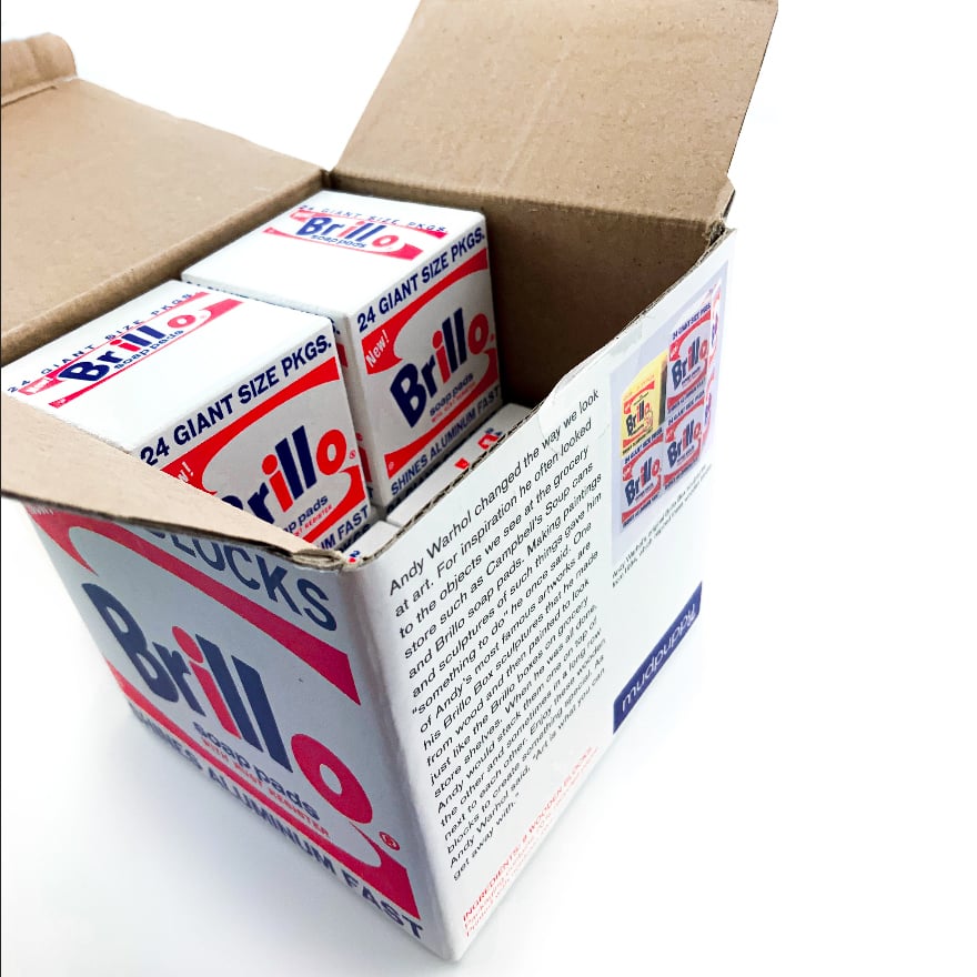 Andy Warhol Brillo Wooden Blocks (Set of 8)