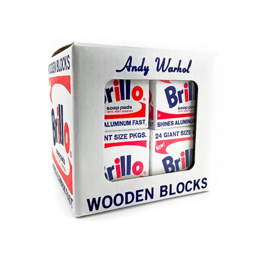 Andy Warhol Brillo Wooden Blocks (Set of 8)