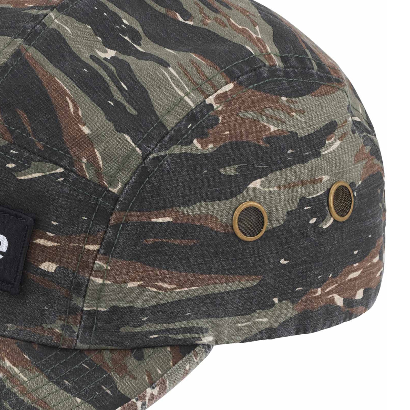 Military Camp Cap Olive Tiger Camo Supreme