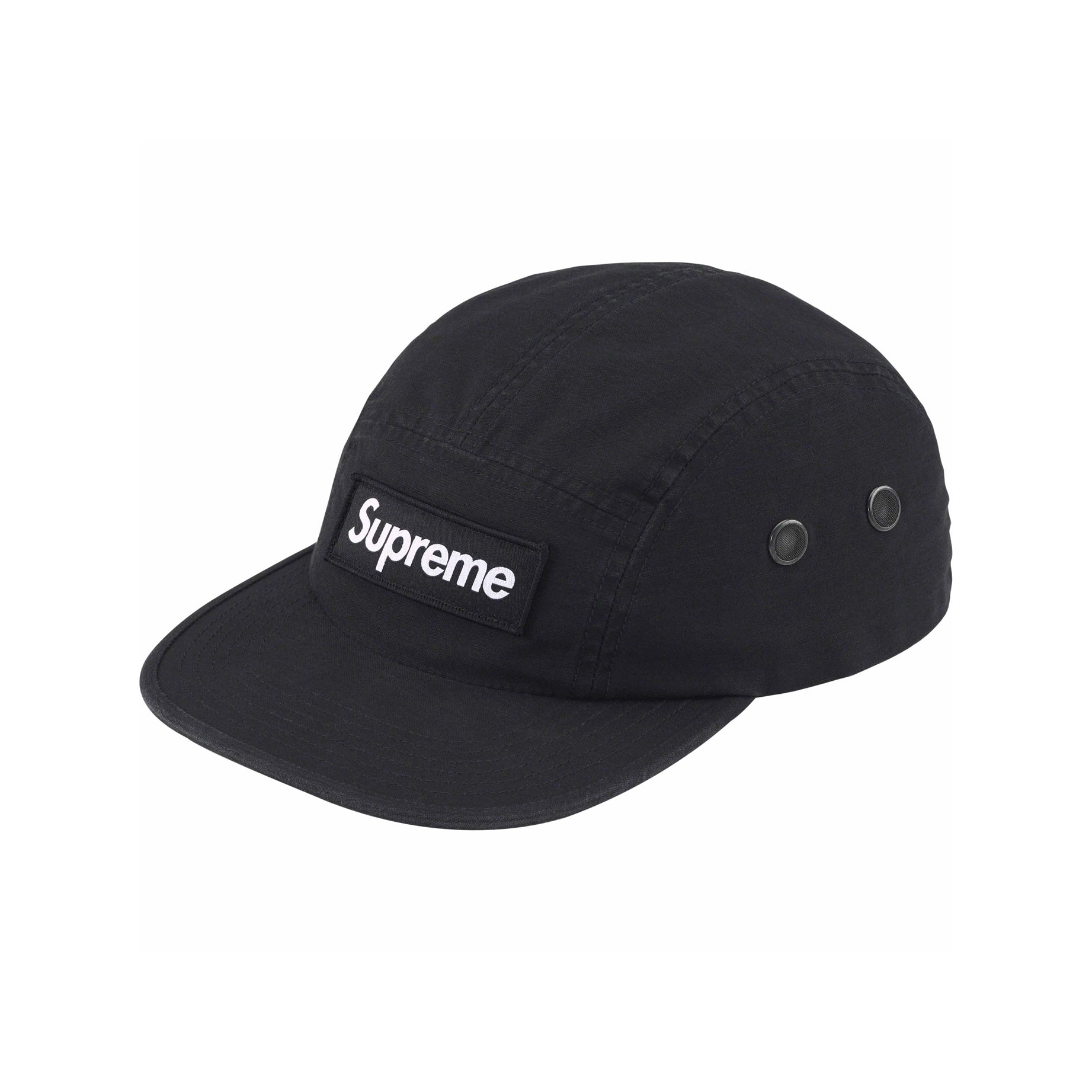 Supreme black camp clearance hat