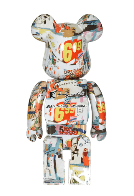 400% Bearbrick - Andy Warhol x Jean-Michel Basquiat (V4 - 6.99)