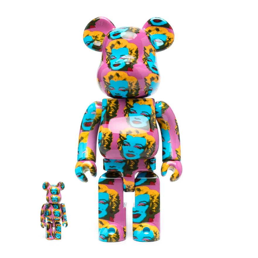 BE@RBRICK - Andy Warhol Marilyn Monroe #2' 100% & 400%