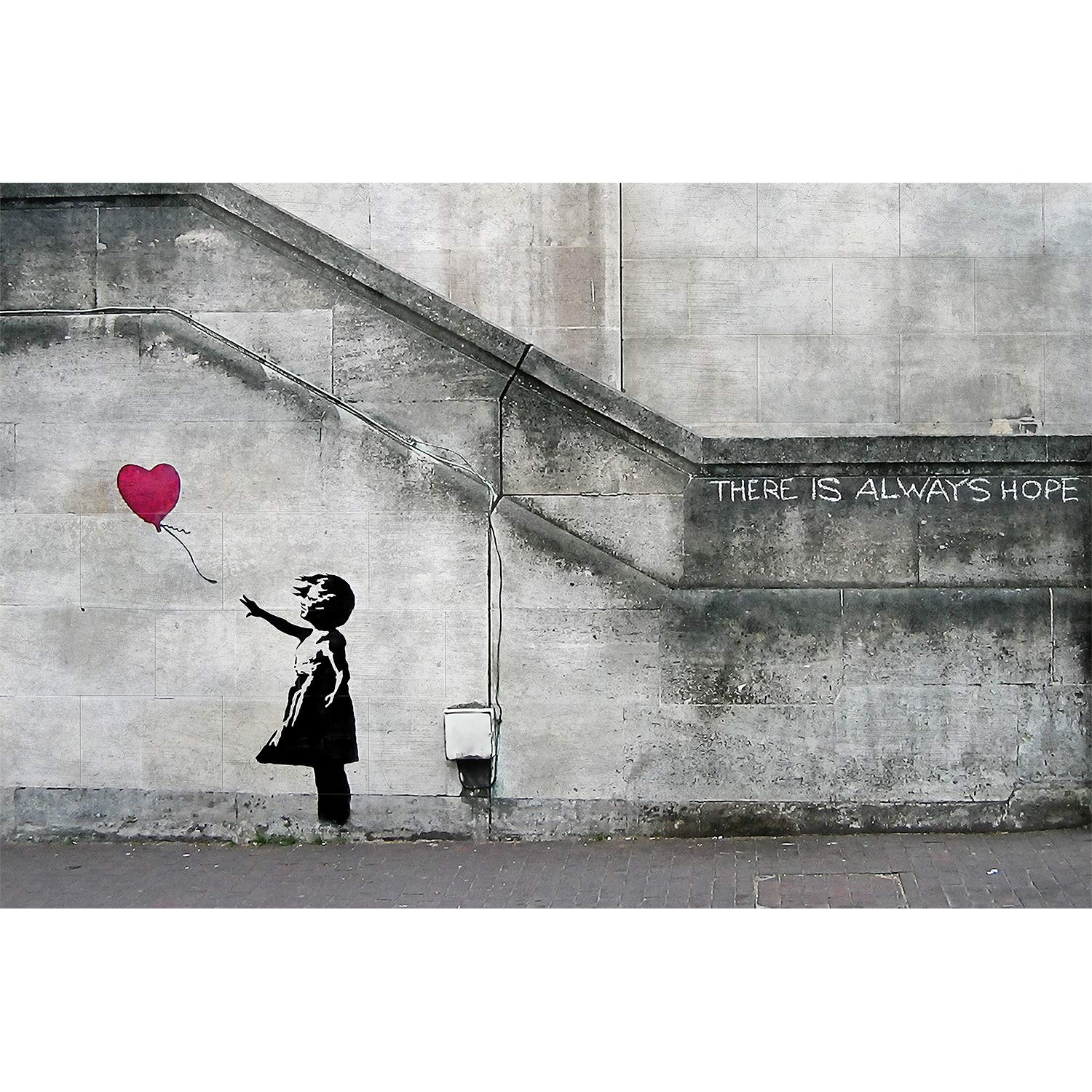 Banksy: Girl with Balloon  poster edition