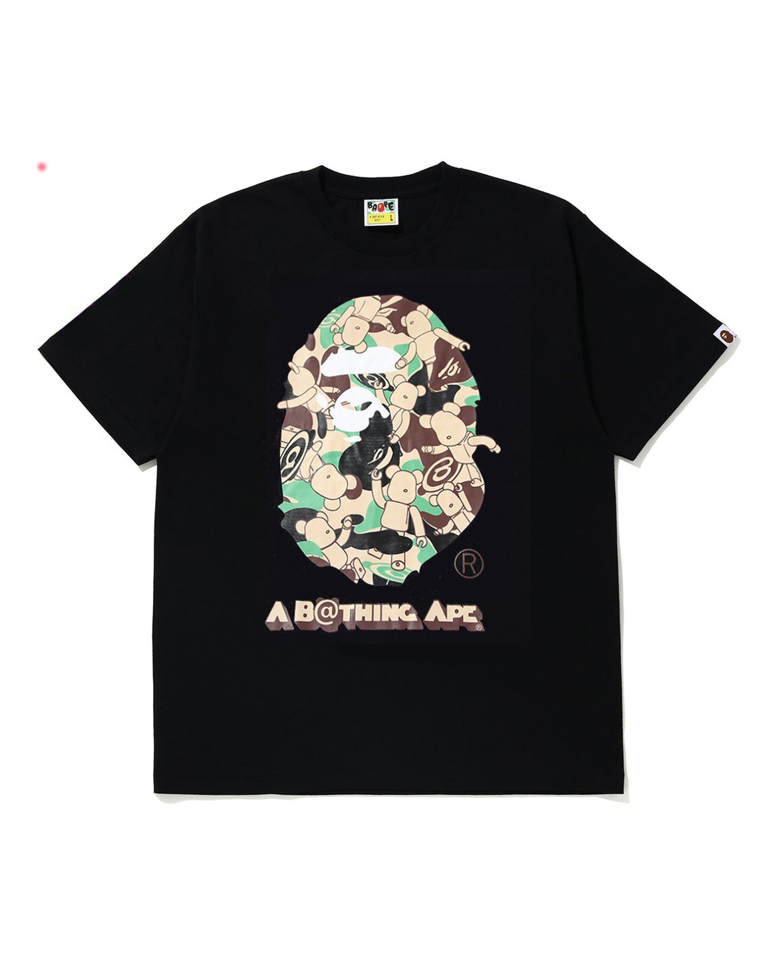 BAPE X Medicom Toy College Bear Tee (FW20) Black