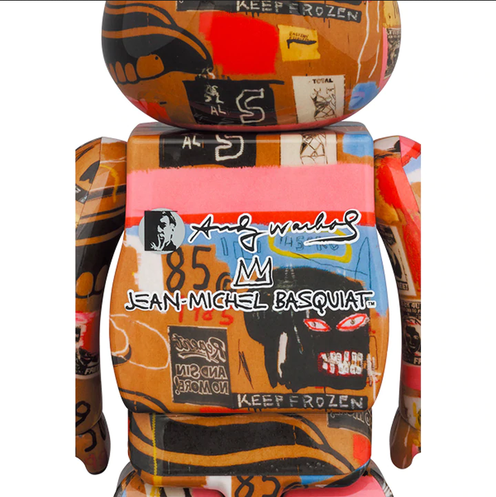 Andy Warhol x Jean-Michel Basquiat - 400% & 100% Bearbrick set - (V2 - Dentures)