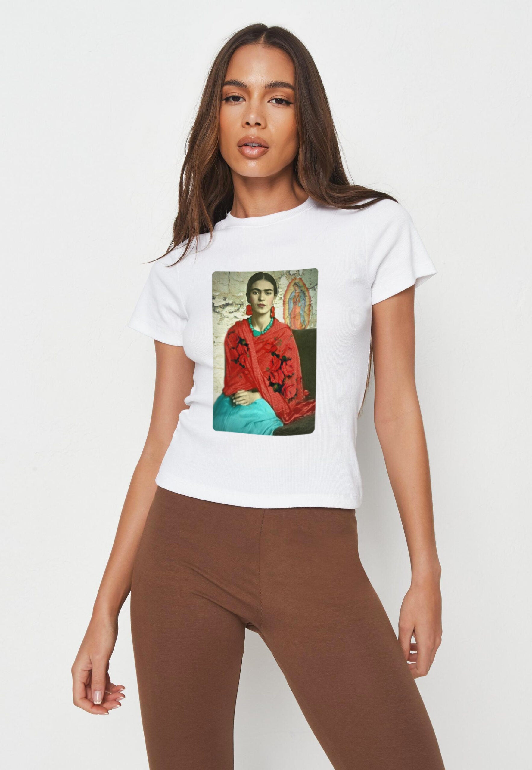 Frida Kahlo women's t-shirt Our Lady of Guadalupe