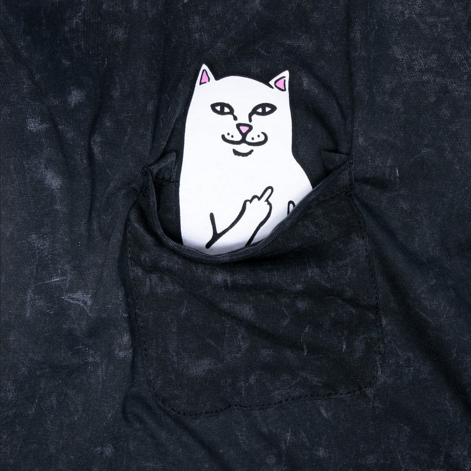 Ripndip Lord Nermal Pocket T-Shirt Aqua Mineral Wash