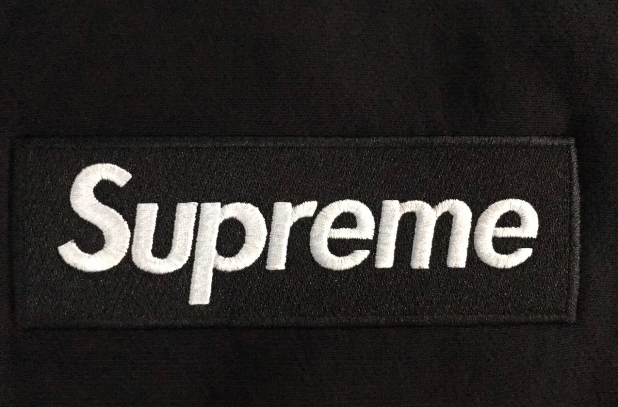 Supreme FW16 Box Logo Hoodie black