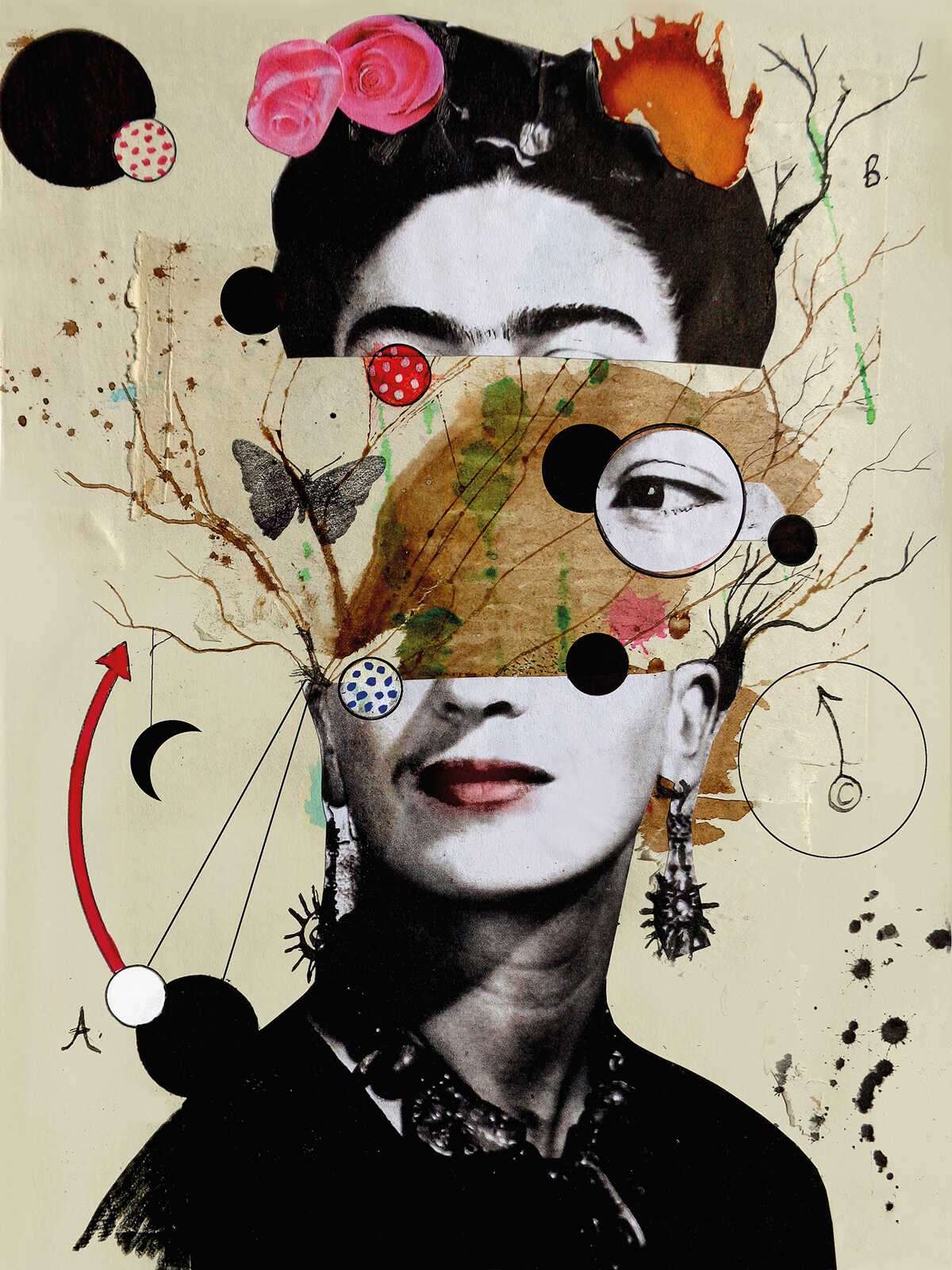 Loui Jover - T-Shirt Deconstructed Frida