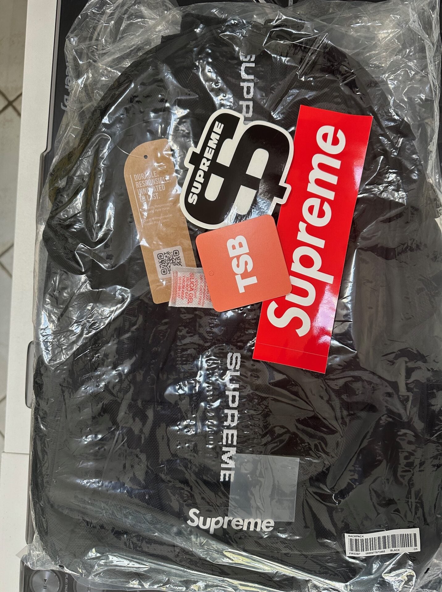 Supreme Backpack (FW22) Black