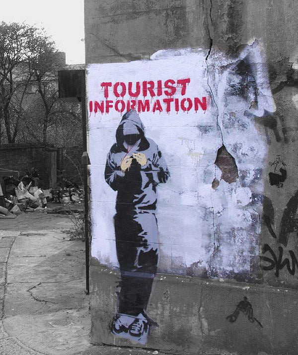 Banksy Tourist Information T-Shirt