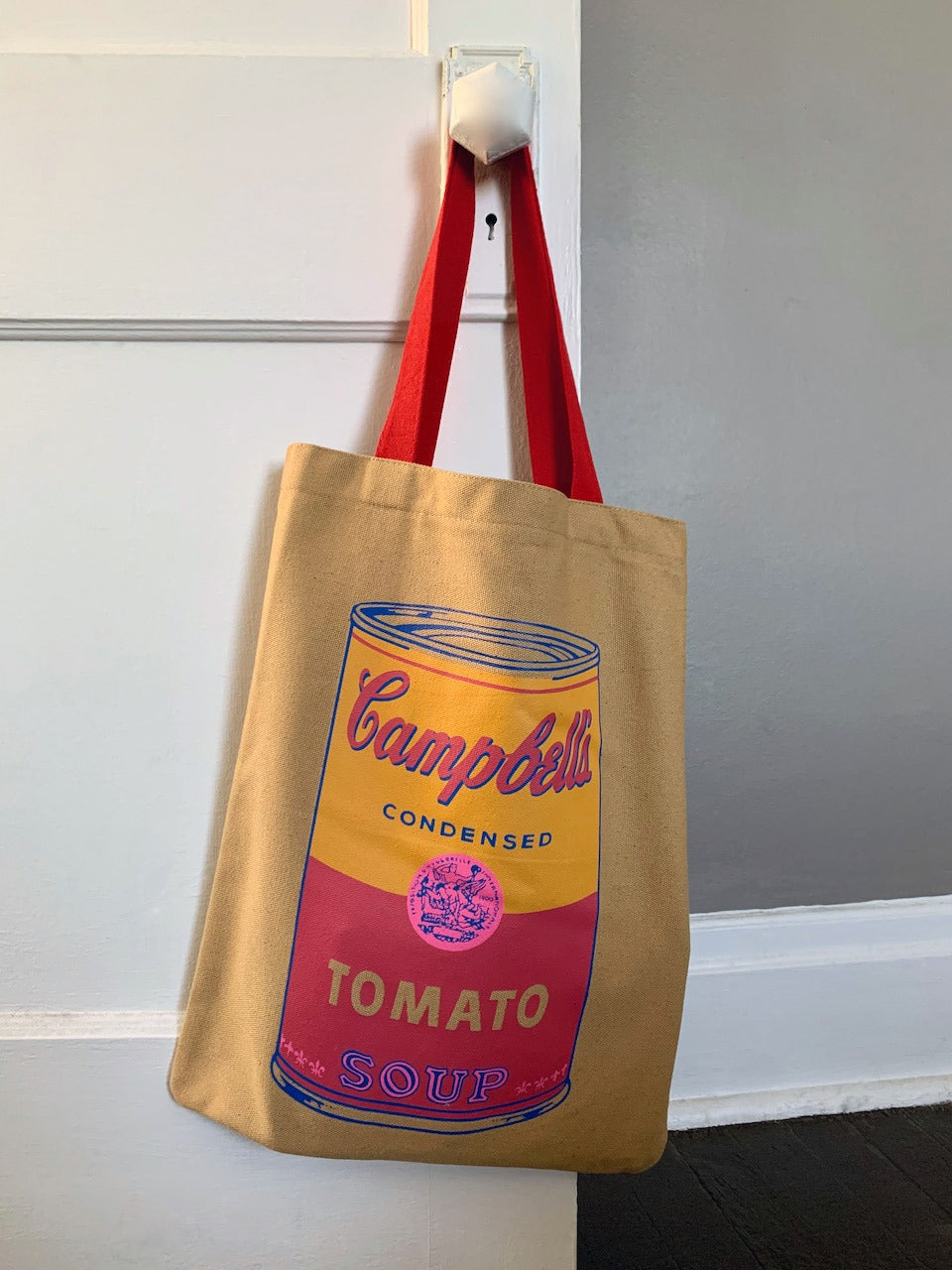 Andy Warhol Campbell's Soup Canvas Tote Bag