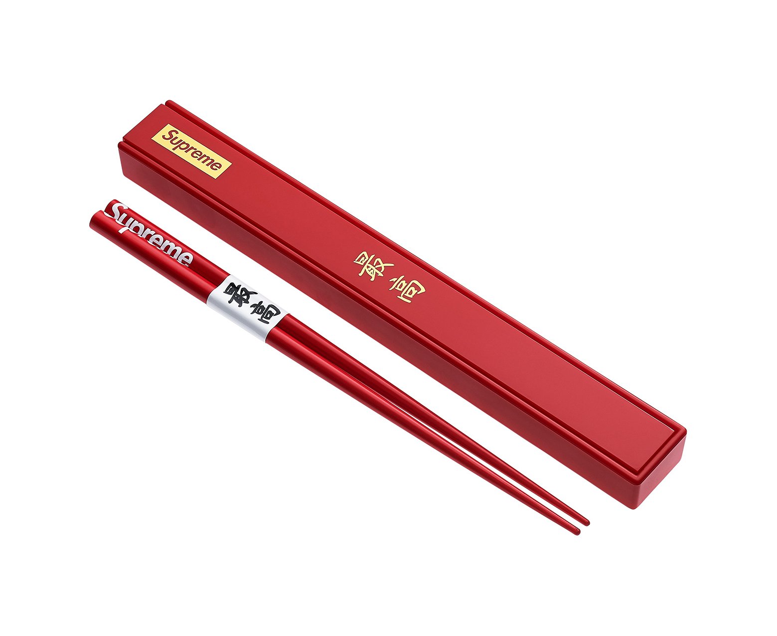 New in original packaging FW17 Supreme Chopsticks red