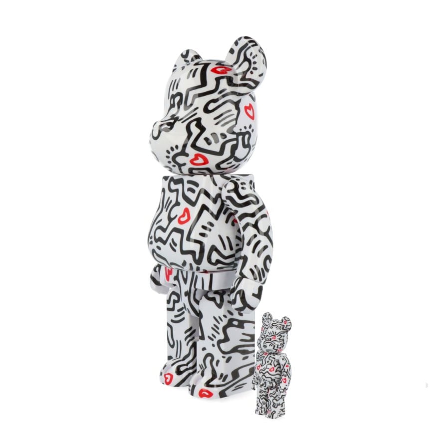 Bearbrick 'Keith Haring #8' 100% & 400%