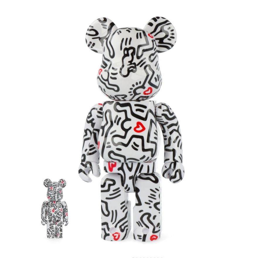 Bearbrick 'Keith Haring #8' 100% & 400%