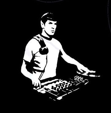 T-Shirt DJ Spock - Star Trek deejay