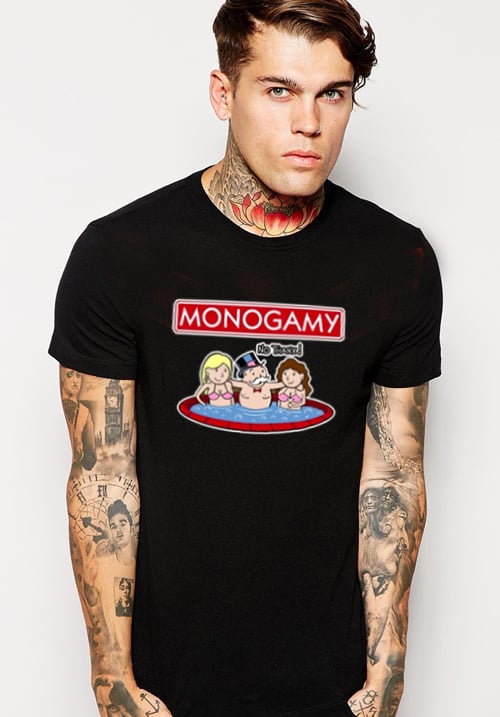 T-Shirt Monogamy No Thanks