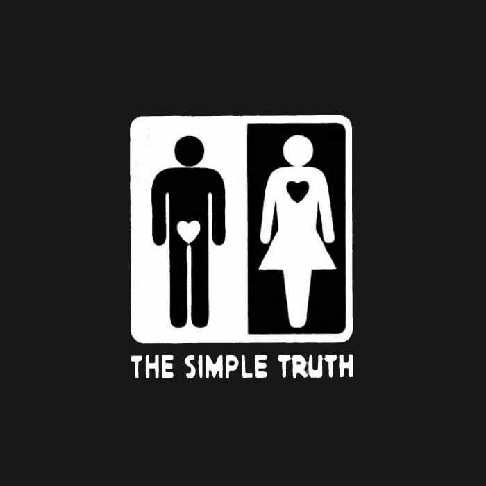 T-shirt The Simple Truth woman