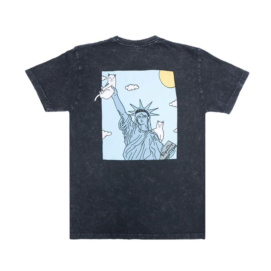 T-Shirt Ripndip Liberty Tee (Black Mineral Wash)