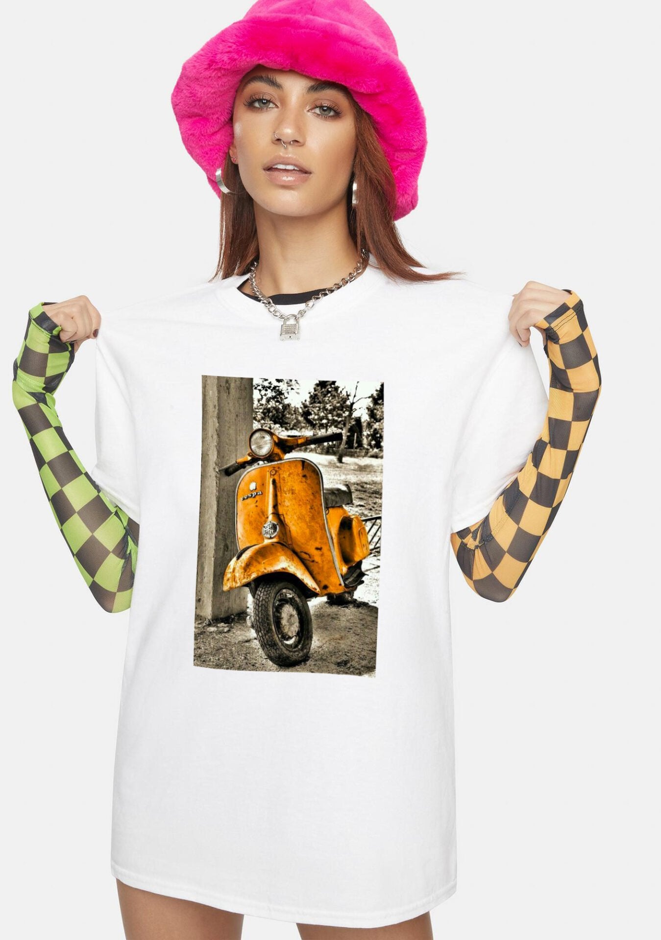 Vespa Vintage Print T-Shirt