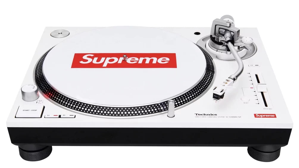 Technics and Supreme are collaborating on a limited edition SL1200 turntable
