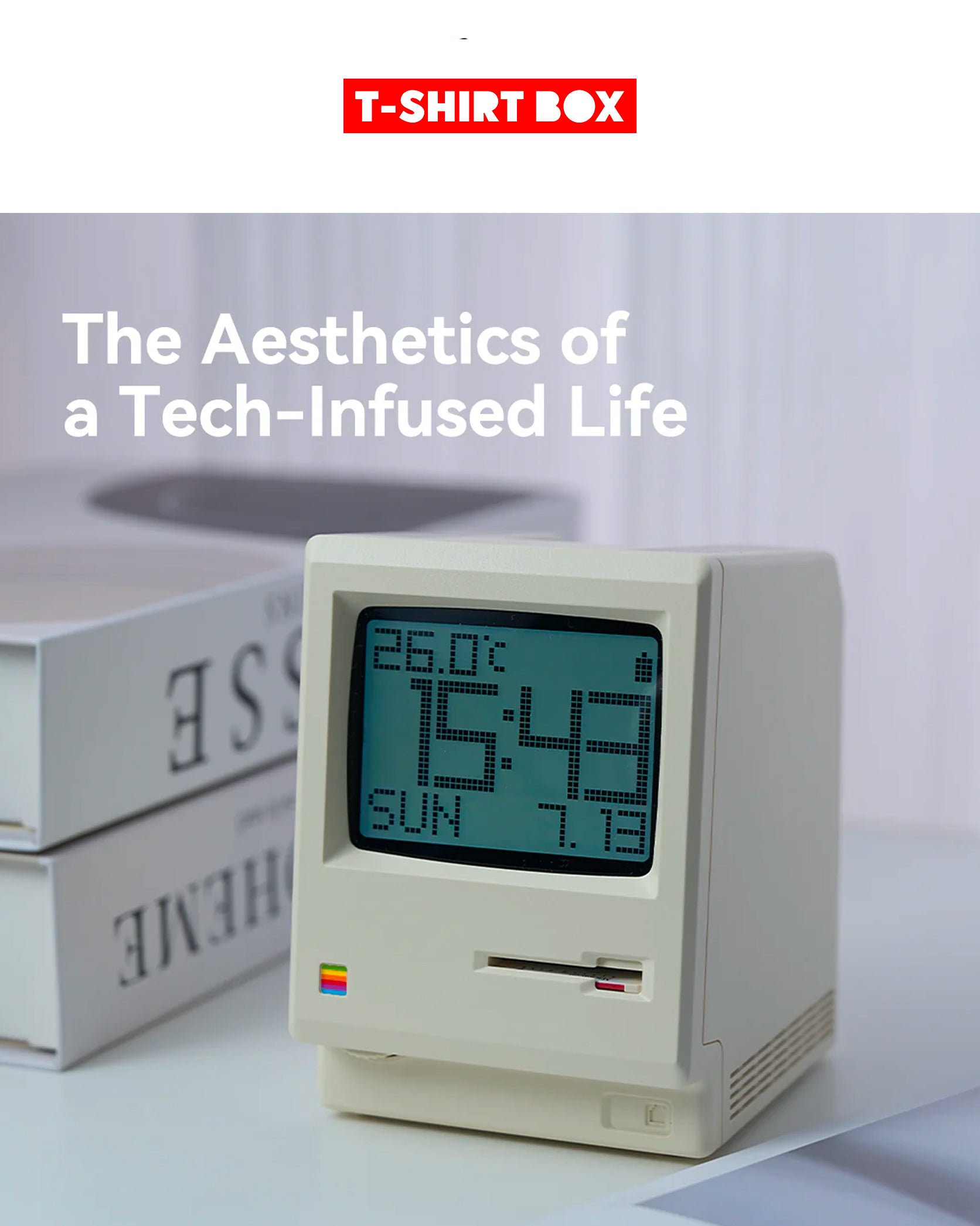 Maclock è un orologio simile ad un Macintosh originale.