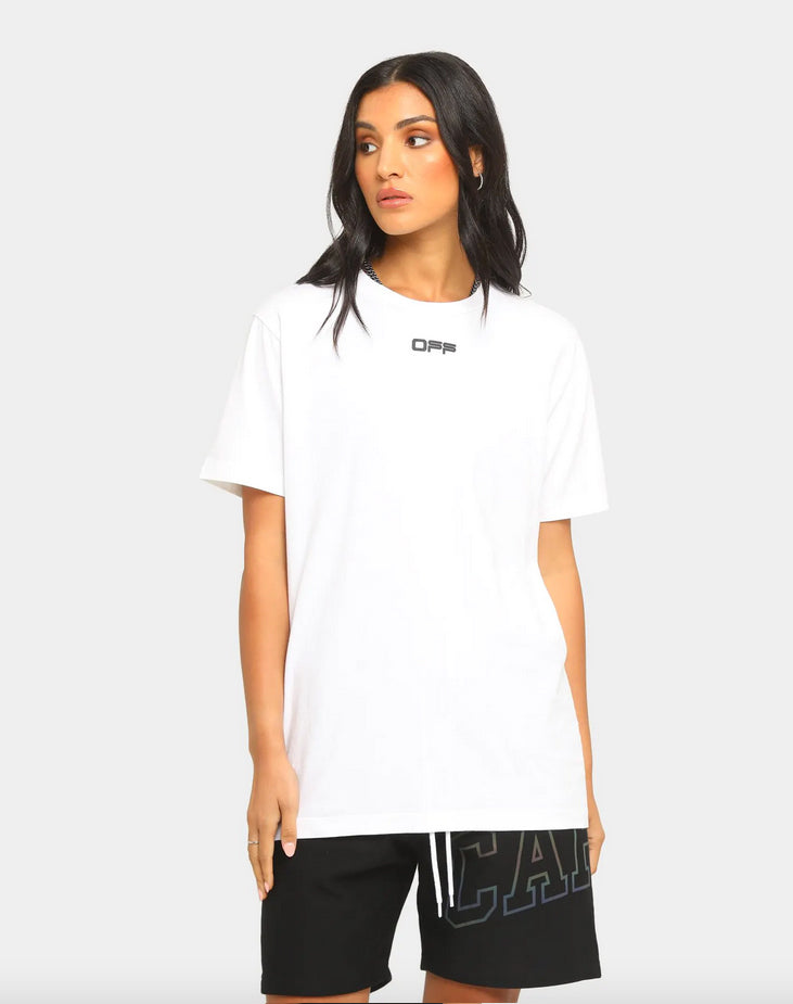 OFF WHITE  Airport Tape Short Sleeve T-Shirt