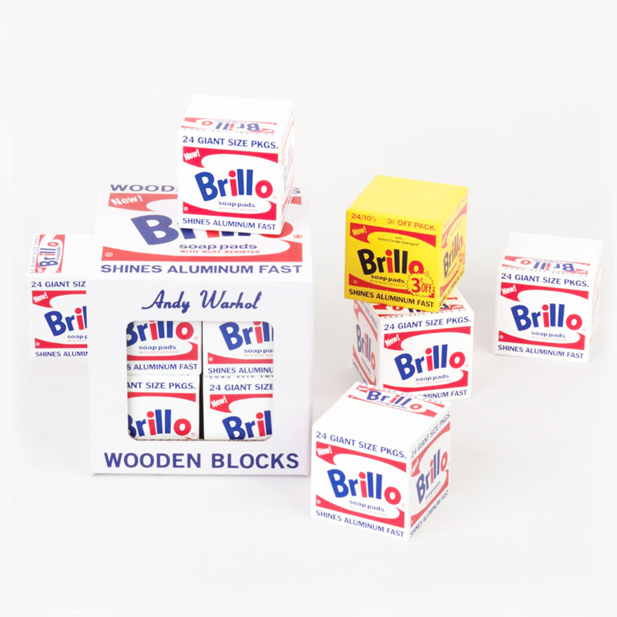 Andy Warhol Brillo Wooden Blocks (Set of 8)