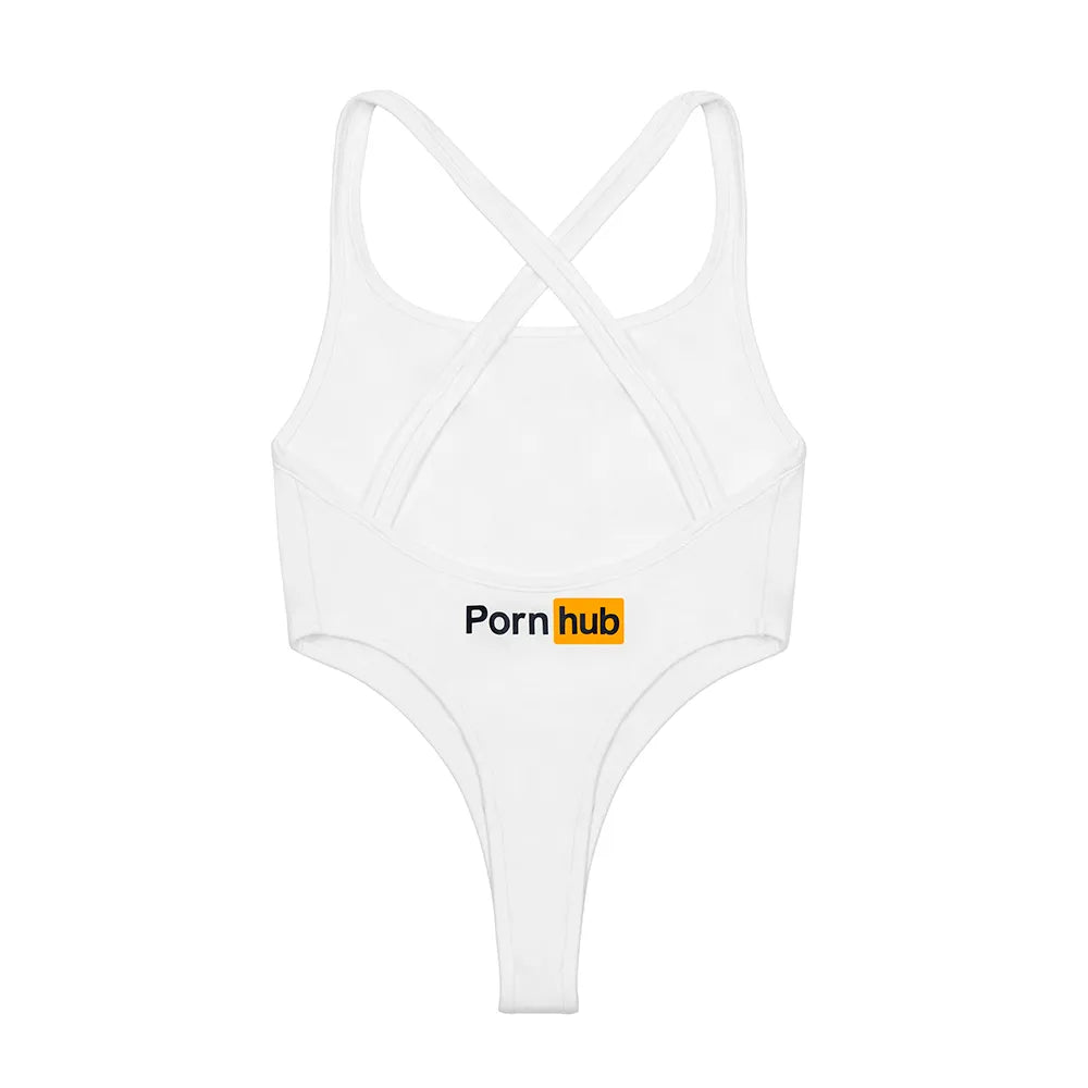 Pornhub’s White Thong Bodysuit