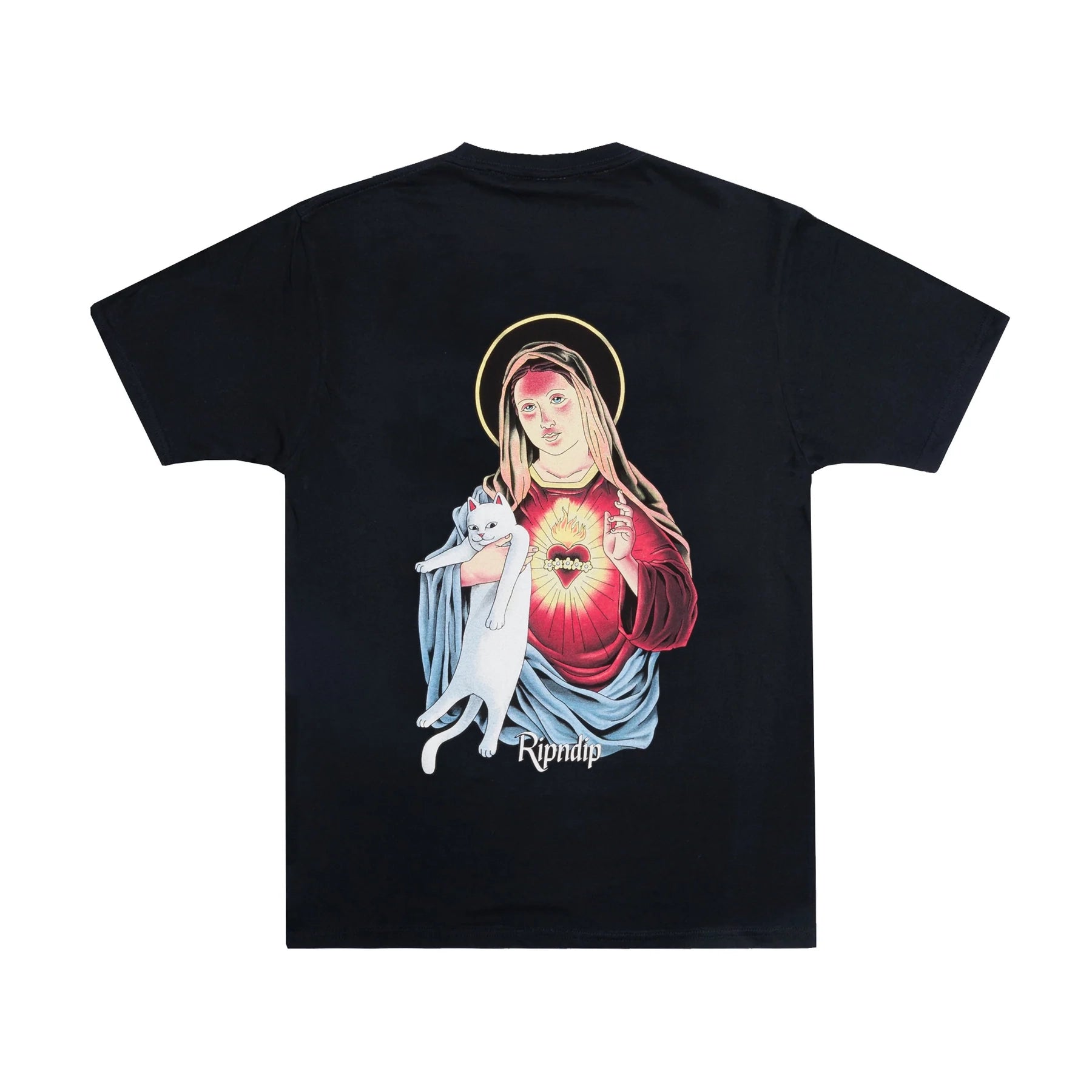 Mother Mary Tee (Black)  Ripndip