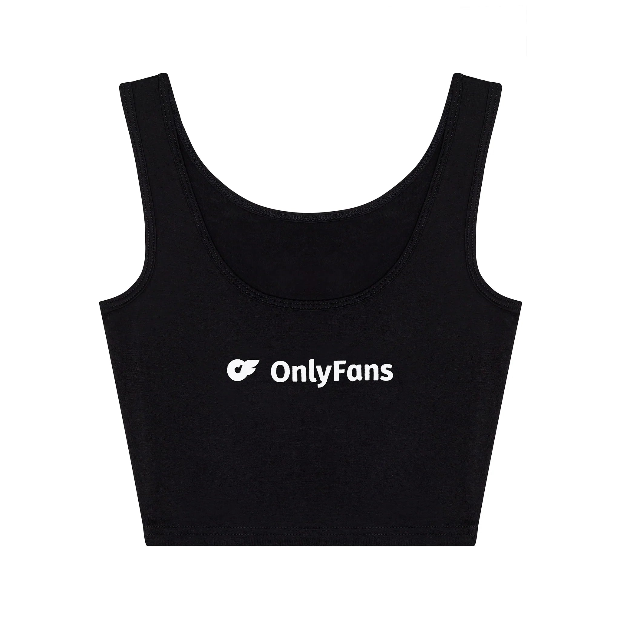 OnlyFans Classic Crop Tank - Black