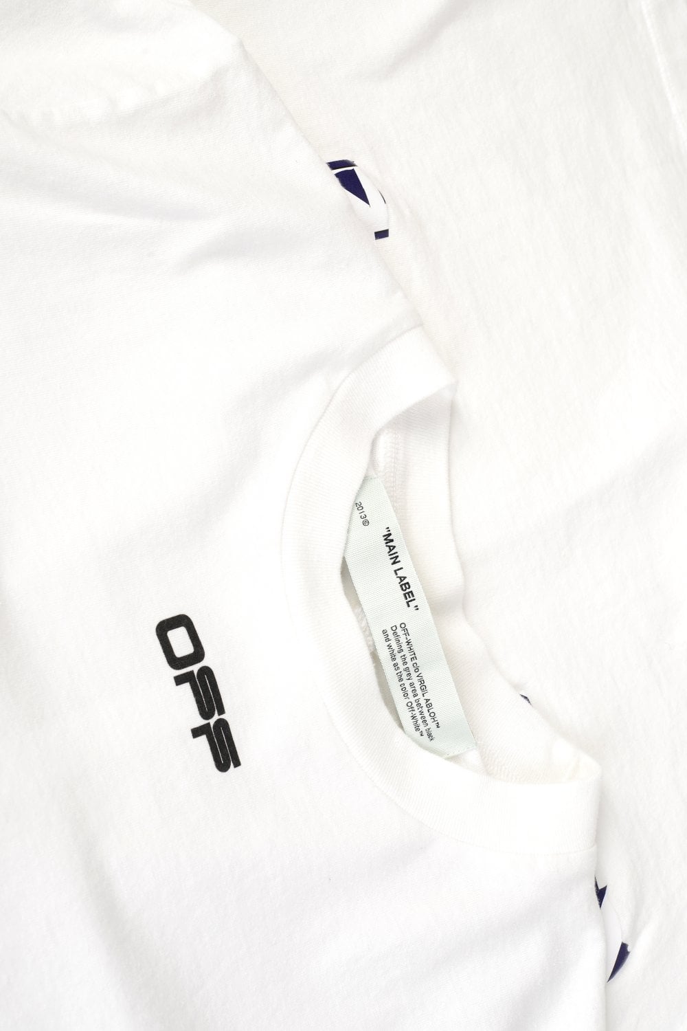 OFF WHITE  Airport Tape Short Sleeve T-Shirt