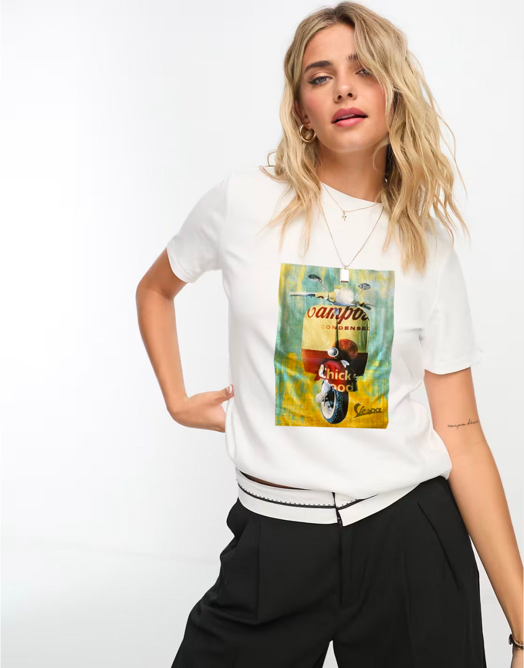 T-SHIRT VESPA CUSTOM VINTAGE