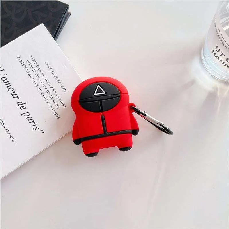 Squid Game ‘Red Soldier AirPods 1&2’  Case Shock Proof Cover