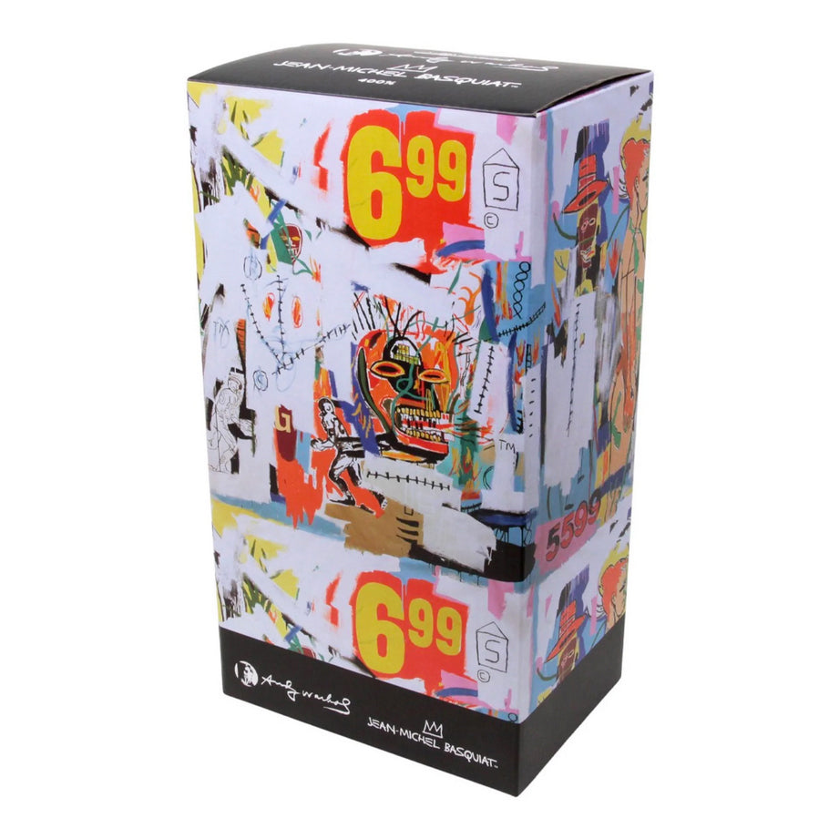 400% Bearbrick - Andy Warhol x Jean-Michel Basquiat (V4 - 6.99)