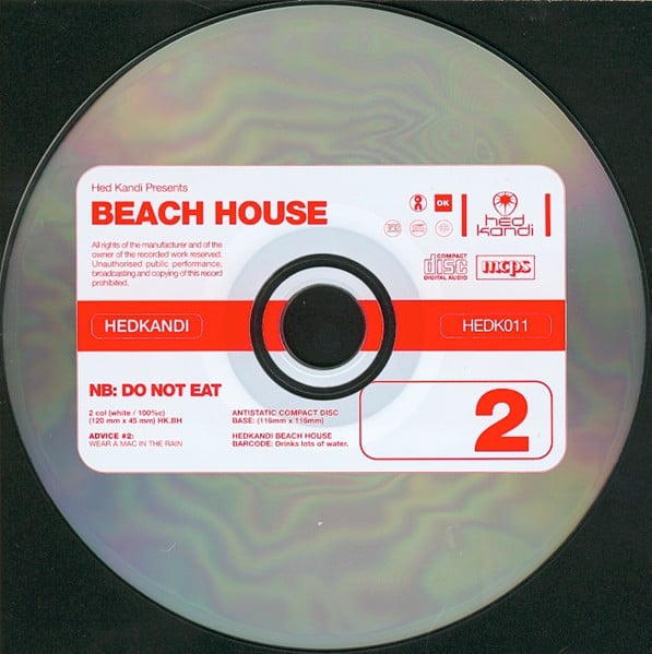 Hed Kandi Beach House  2000 (2CD) Rare