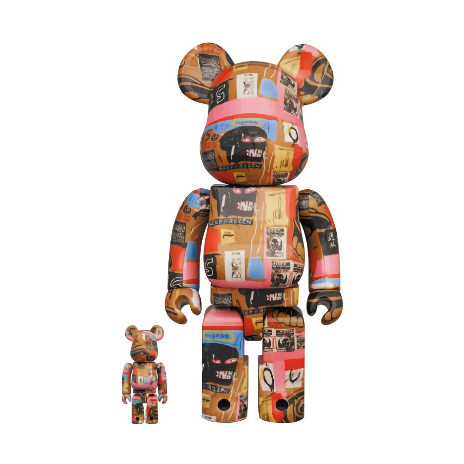 Andy Warhol x Jean-Michel Basquiat - 400% & 100% Bearbrick set -  (V2 - Dentures)