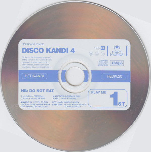 Hed Kandi Disco Kandi 4  2001 (2CD) Rare