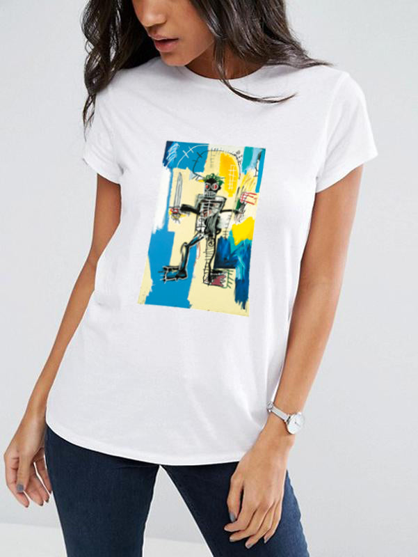 T-Shirt Warrior Jean-Michel Basquiat's