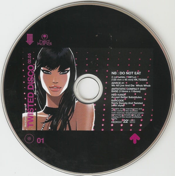 Hed Kandi Twisted Disco 02.05  2005 (2CD) Rare