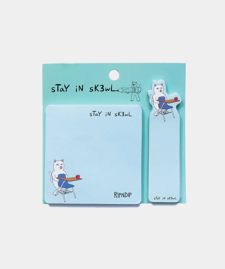 Stay In Sk3wl Post It Note Pack (Multi)