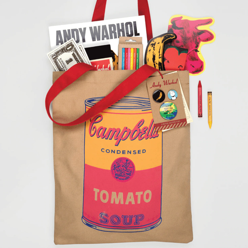 Andy Warhol Campbell's Soup Canvas Tote Bag