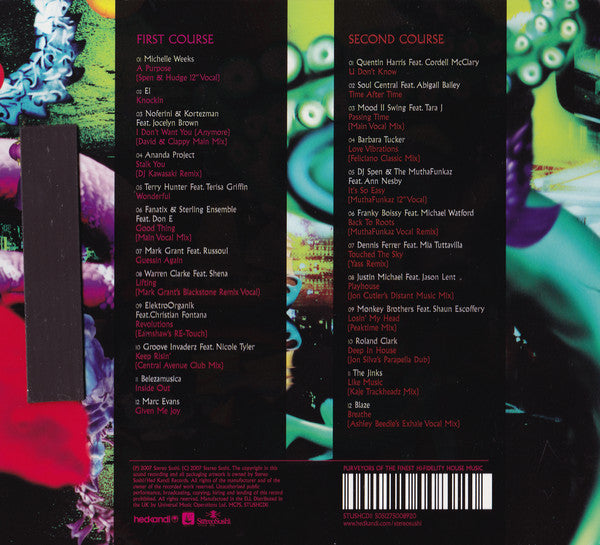Hed Kandi Stereo Sushi 11  2007 (2CD) Rare