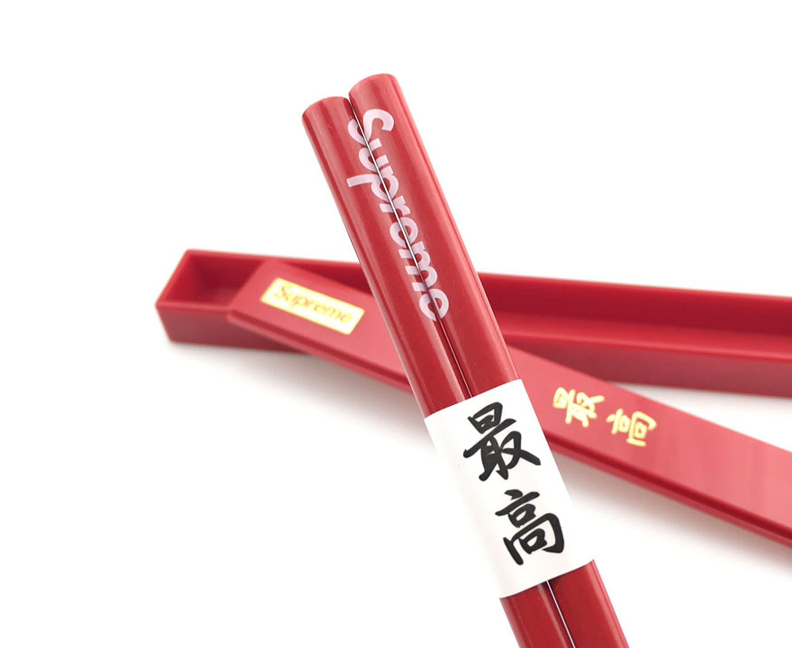 New in original packaging FW17 Supreme Chopsticks red