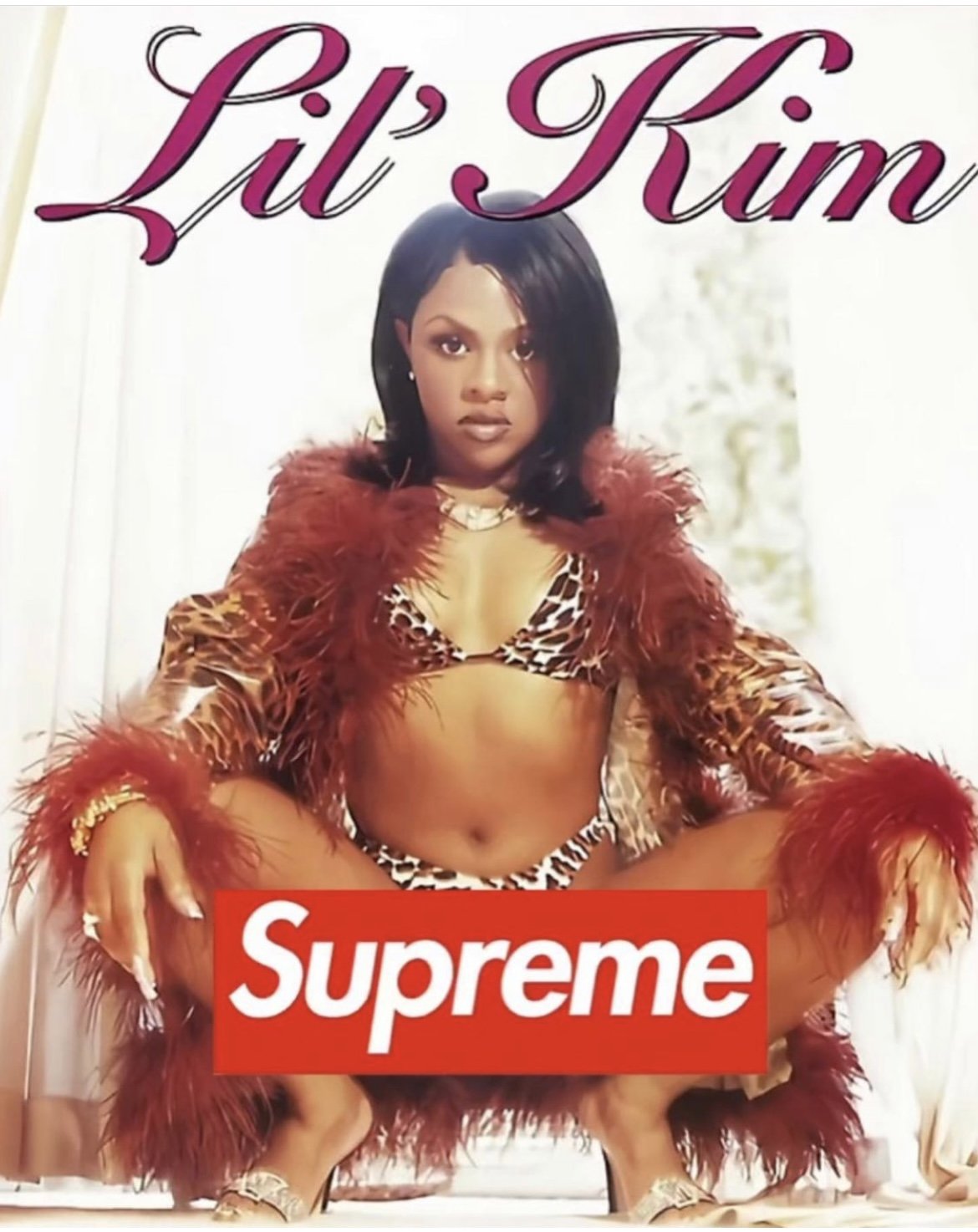 Lil’ Kim-signed graphic T-shirt Supreme