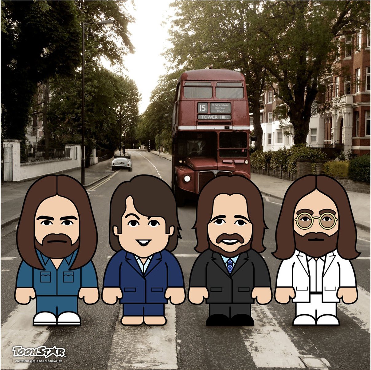 The Beatles - Abbey Road Block - T-Shirt